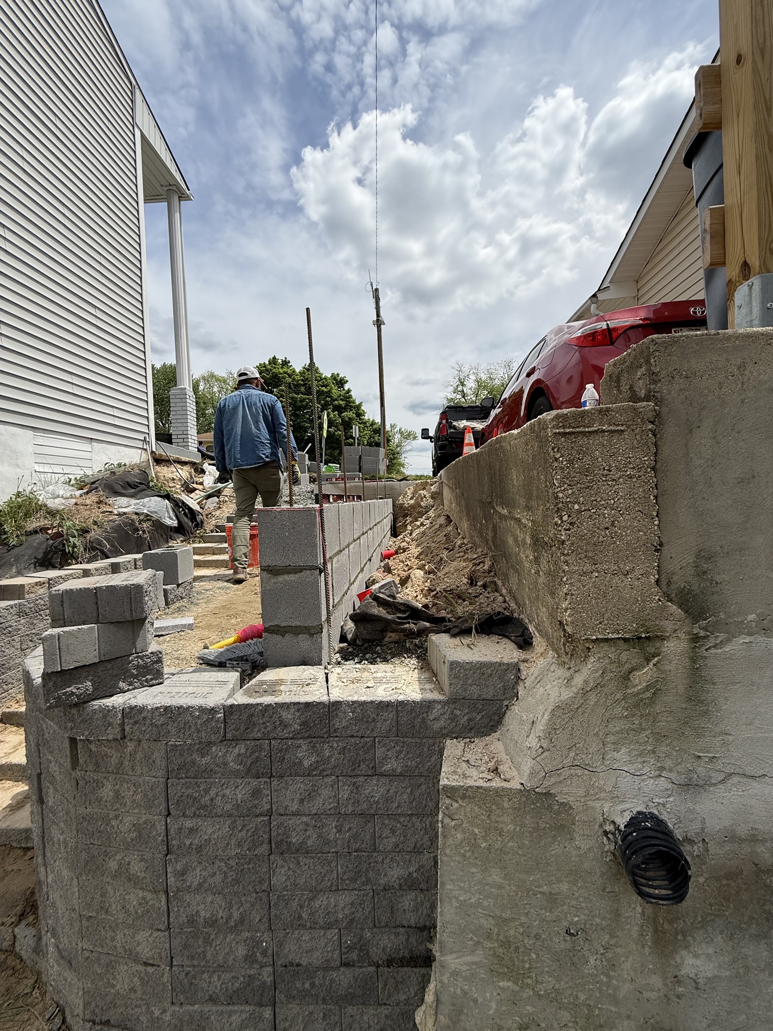 Block Retaining Wall