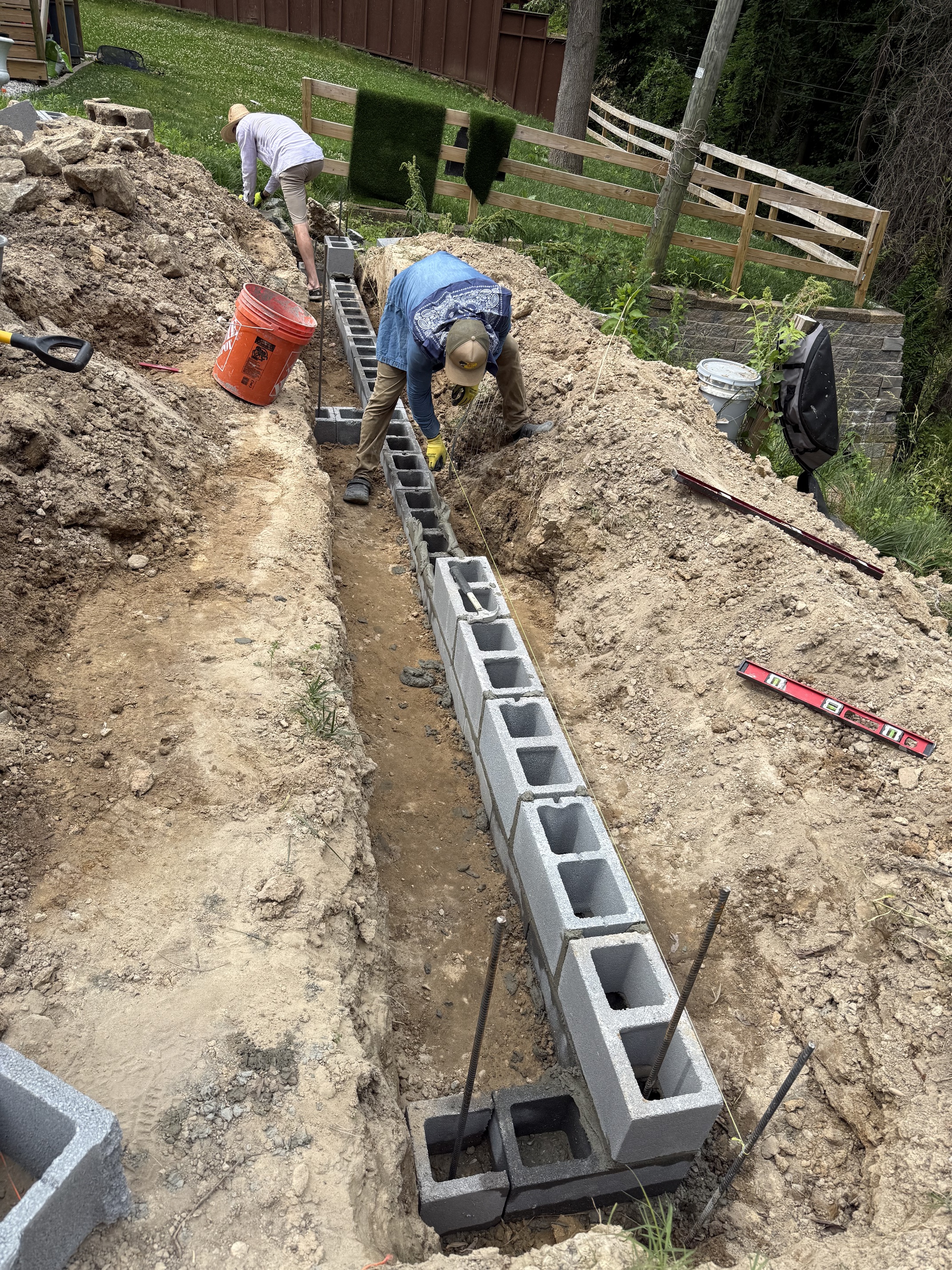 Block Retaining Wall