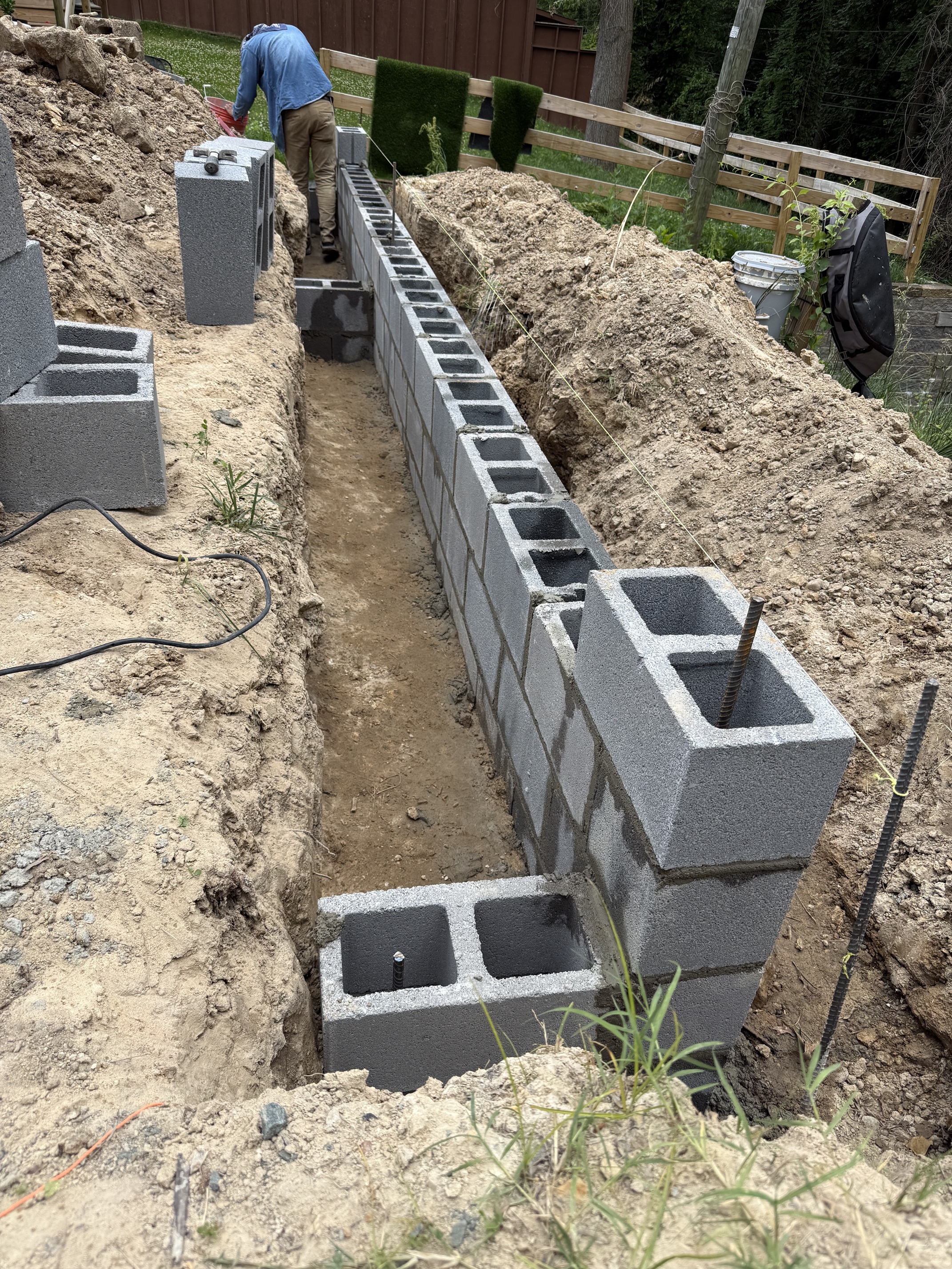 Block Retaining Wall